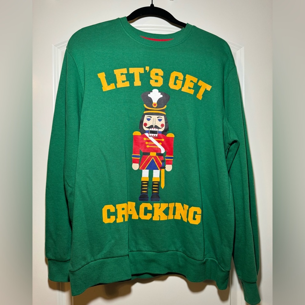 Holiday Time Green Nutcracker Sweatshirt